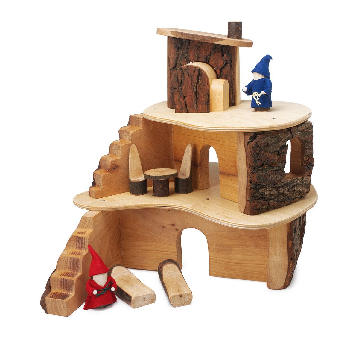 Tree Blocks Tree House Set Wooden building pieces to create endless