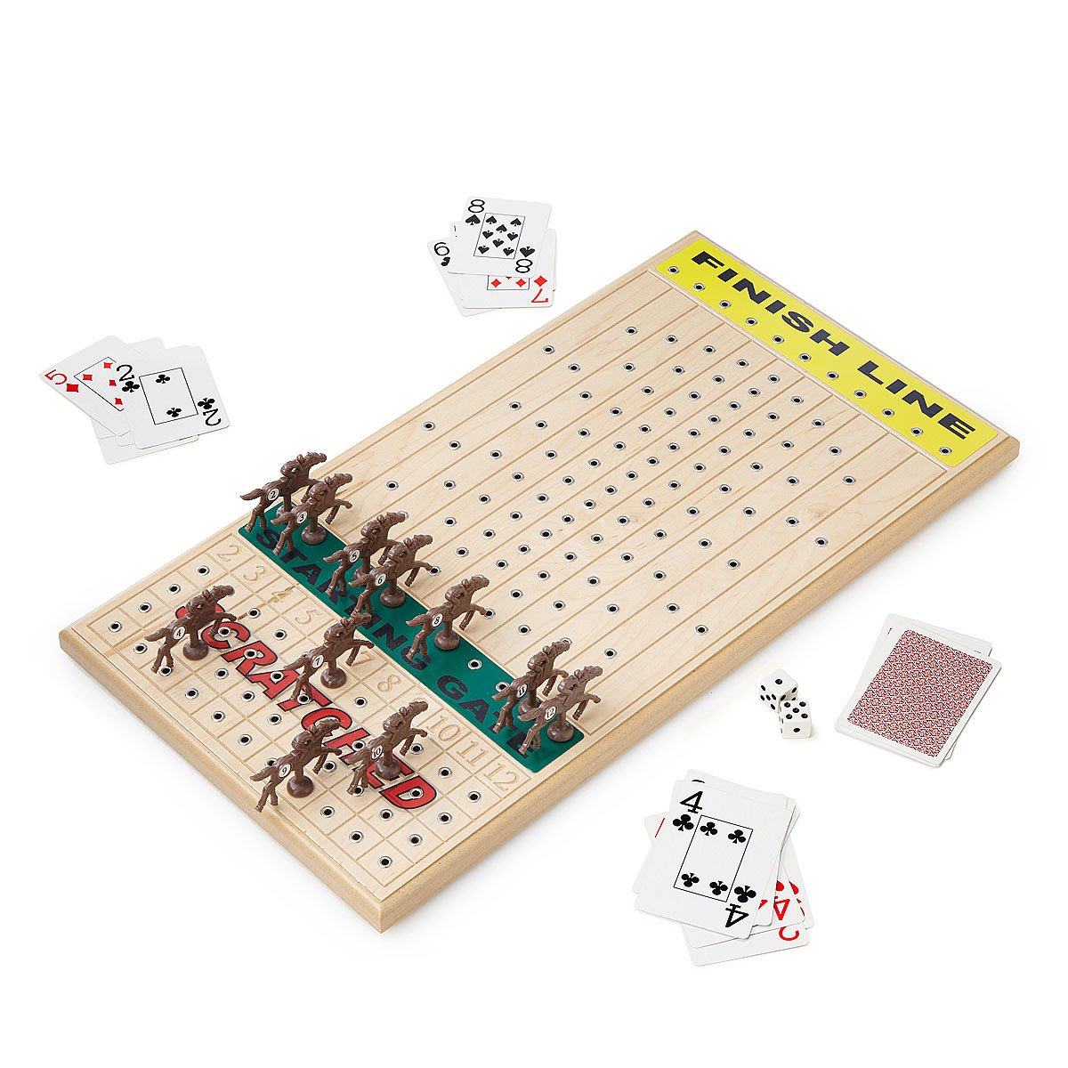 Horse Racing Game Horse Racing Game Board Game Wood UncommonGoods