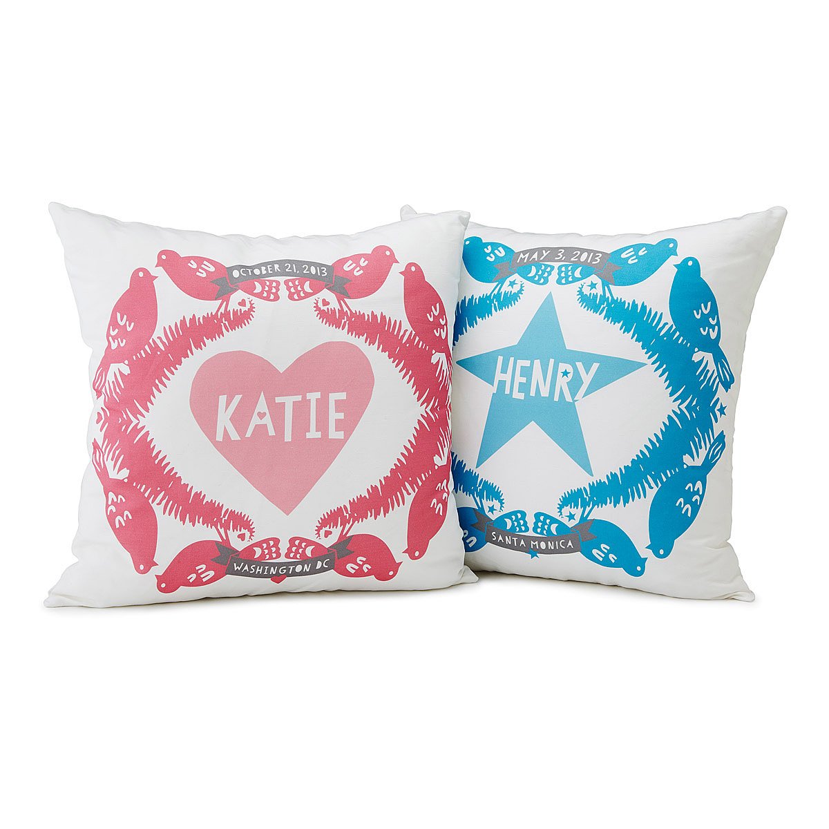 Personalized Baby Pillows Personalized Throw Pillow Uncommongoods