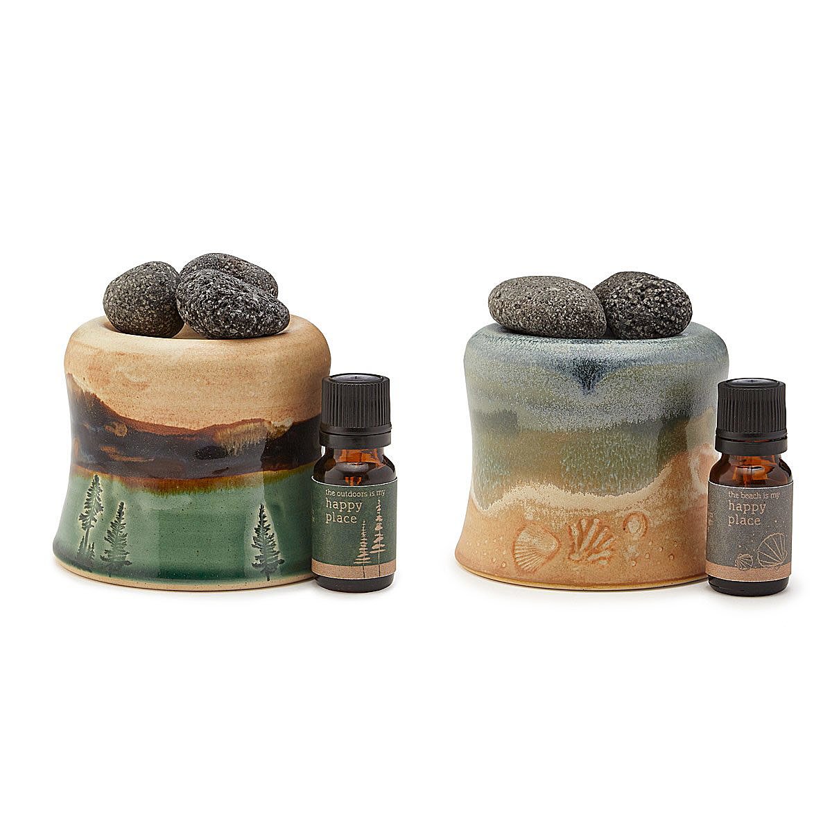 Aromaride Essential Oil Diffuser & Peppermint Oil Set