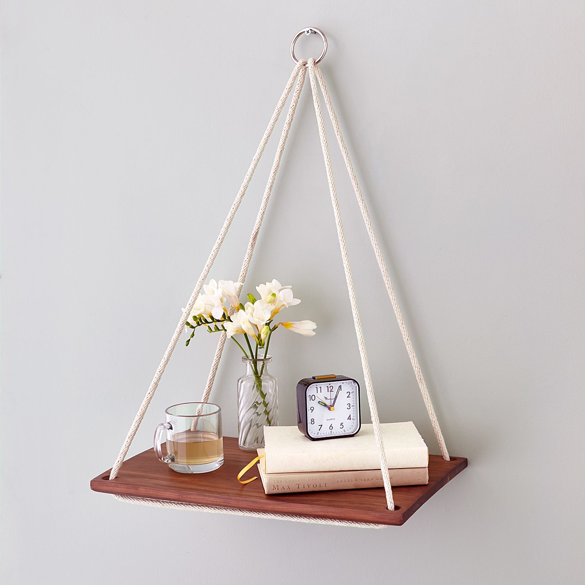 Hanging Side Table | Hanging Shelf, Space-Saving Furniture | UncommonGoods