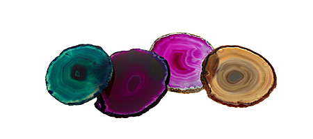 AGATE COASTER SET