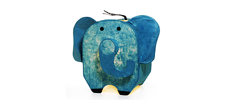 COW AND ELEPHANT ANIMAL LAMPS