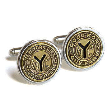 Ward Wallau Products Artist Bio Uncommongoods - subway token cufflinks