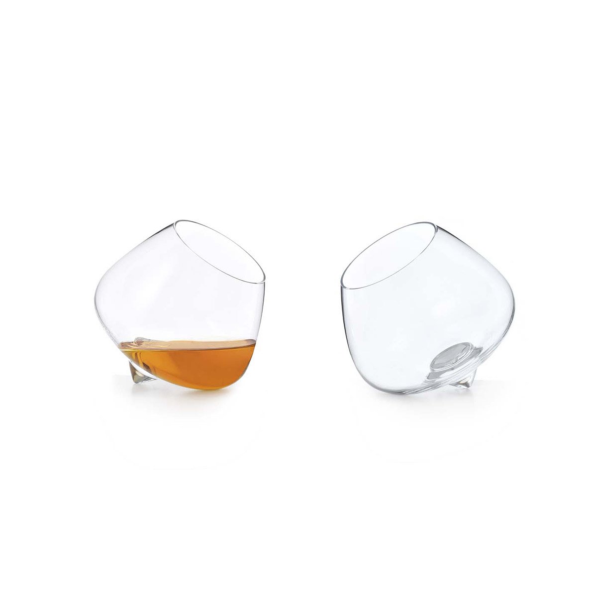 Cognac Glasses - Set of 2 | Wobble Cognac Glasses, Rocking | UncommonGoods