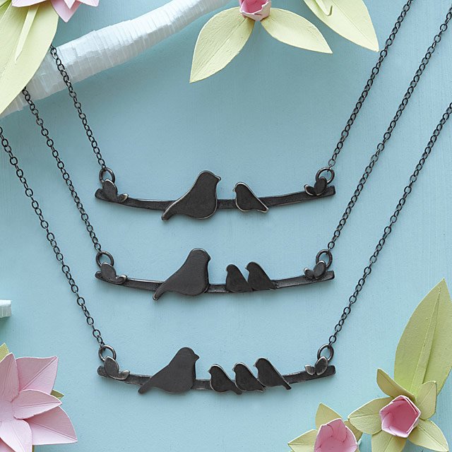 mother bird necklace