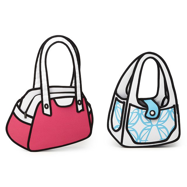 Jump From Paper Bags | Cartoon Handbag | UncommonGoods