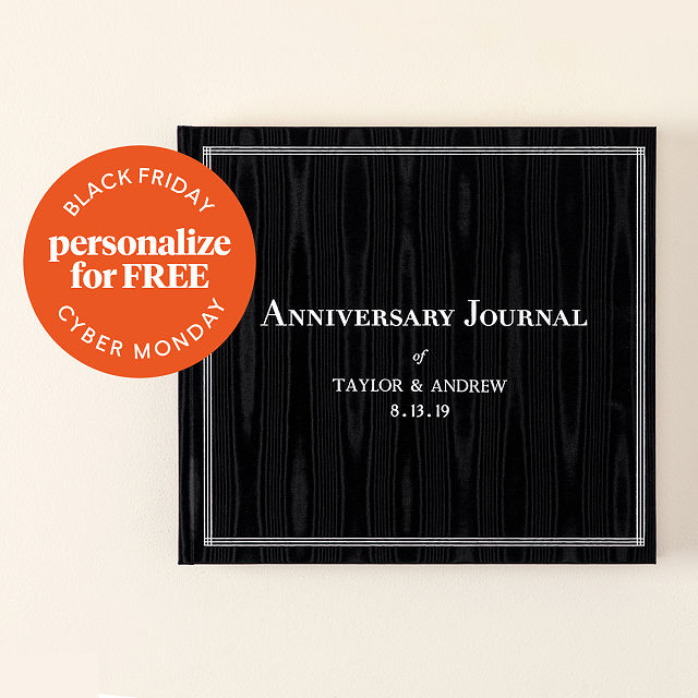 Personalized Anniversary Journal