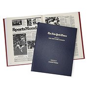 New York Times Custom Sports Book Sports News Uncommon Goods