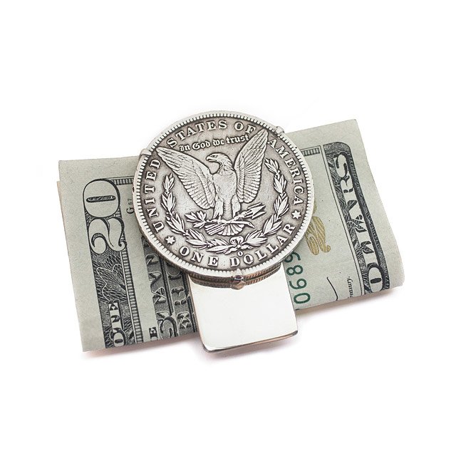 Morgan Silver Dollar Money Clip | silver coins, liberty silver dollars