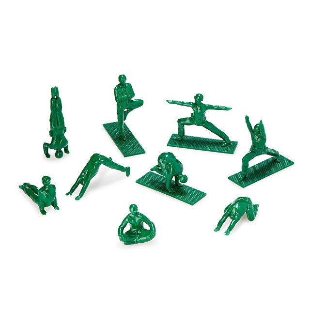 green plastic army men