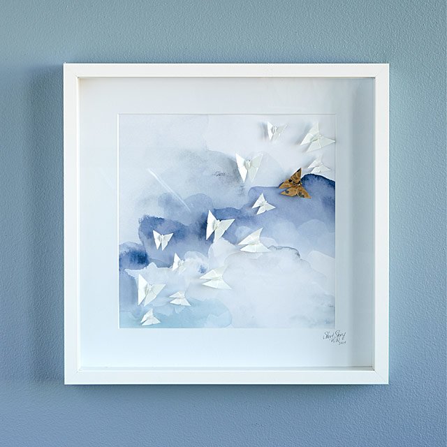 Butterflies In The Sky Origami Art Japanese Art Nature