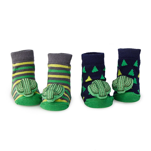 Cactus Rattle Socks Set Of 2 Cactus Gifts Cute Baby Gifts Baby