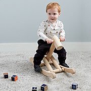 plan toys foldable rocking horse