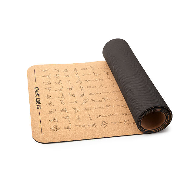 yoga mat with poses