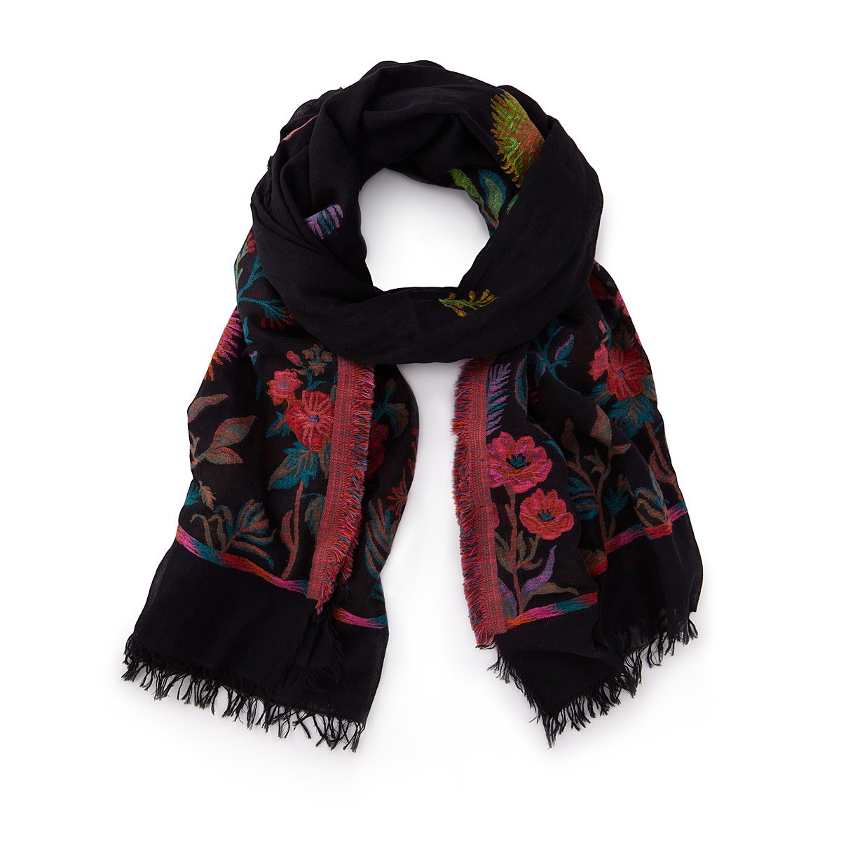 Psychedelic Floral Scarf | Hand-Loomed Accessories | UncommonGoods