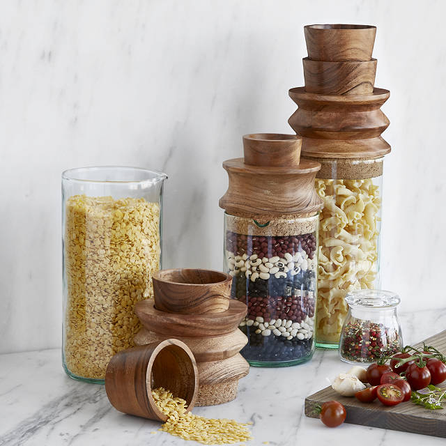 Measure And Store Canister Countertop Storage Containers