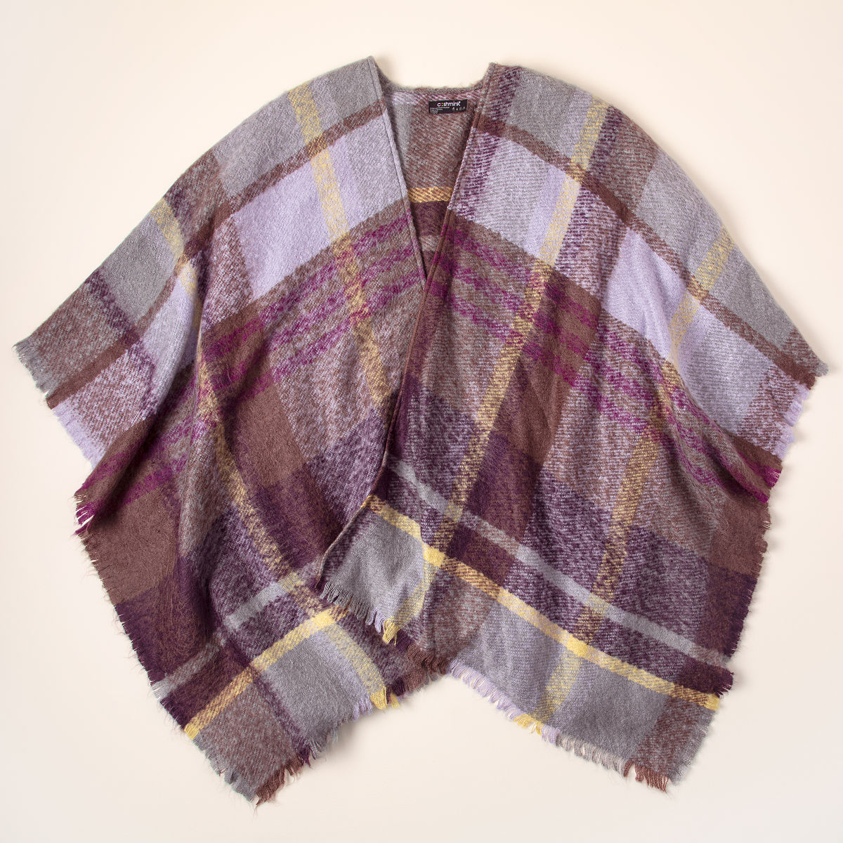 Cozy Lavender Tartan Ruana | Tartan Plaid Winterware | UncommonGoods