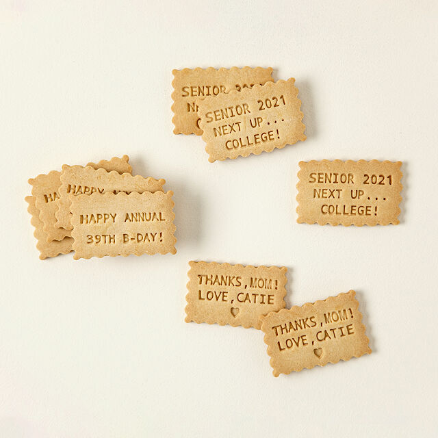 Custom Message Shortbread Cookies