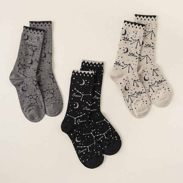 Zodiac Star Sign Socks