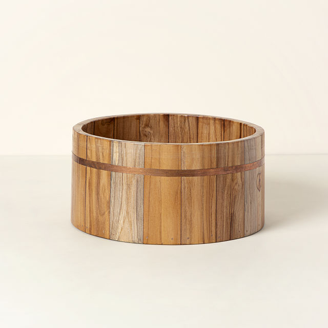 Foot Therapy Wood Soaking Tub