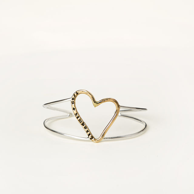 Personalized All Heart Cuff