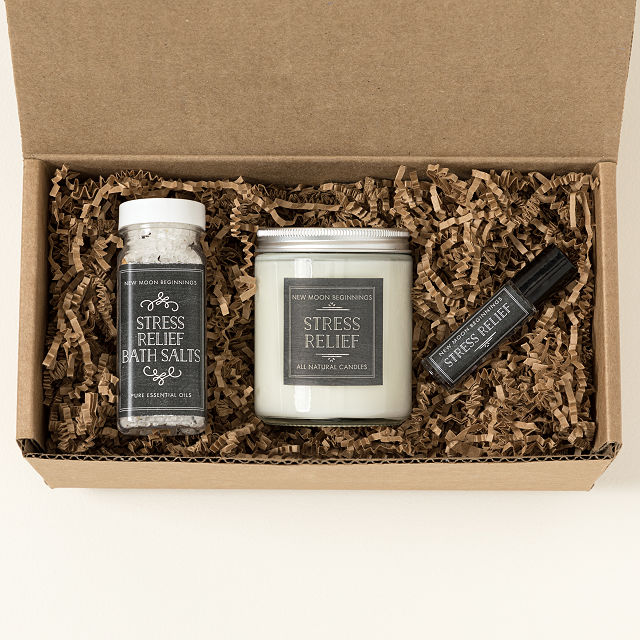 Lavender & Amethyst Stress Relief Gift Set