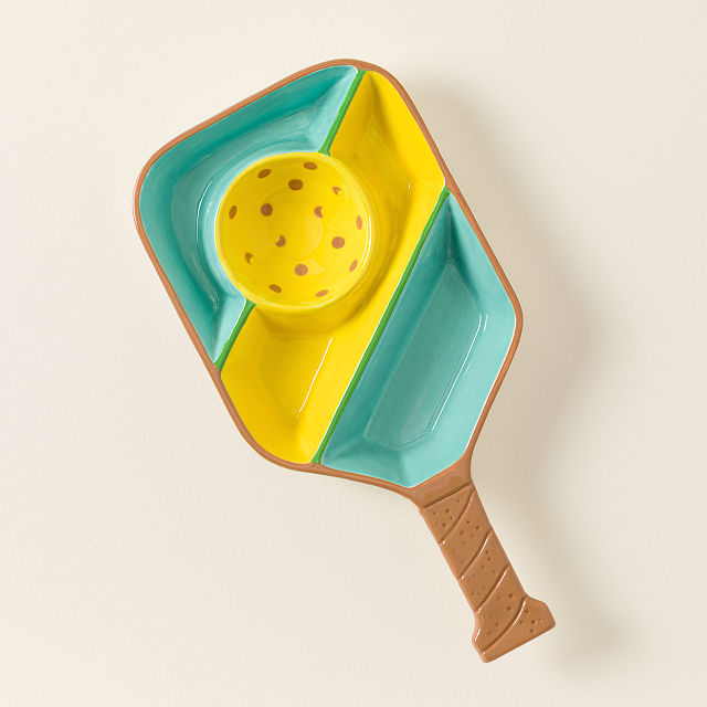Pickleball Paddle Snack Tray