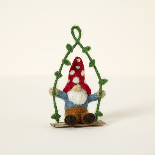 Swinging Gnome Ornament