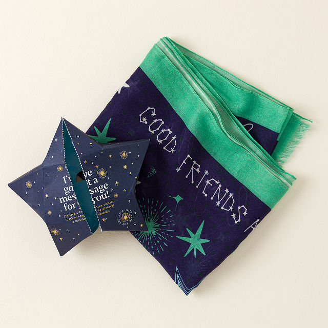 Good Friends Are Like Stars Scarf