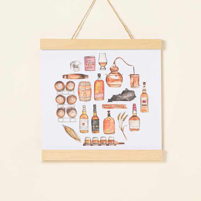 Happy Hour Bar Cart Art