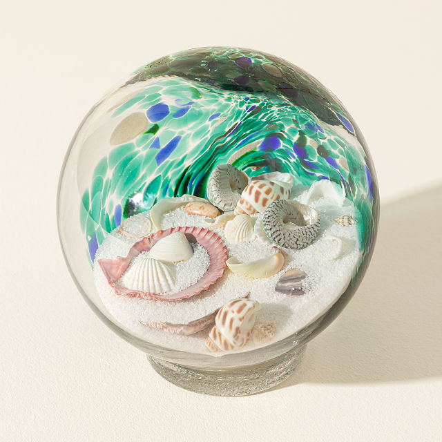 Seashell & Sand Globe