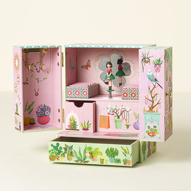 Gorgeous Greenhouse Musical Treasure Box