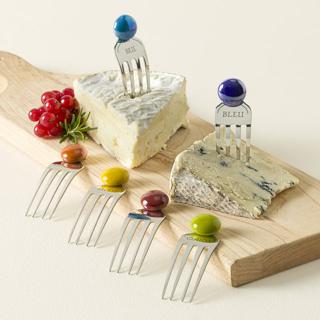 Put a Fork In It Cheese Markers - Set of 6