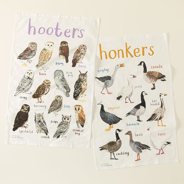 Fowl Language Tea Towel - Hooters & Honkers