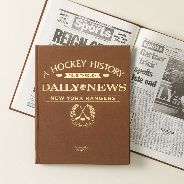 Personalized NHL History Book