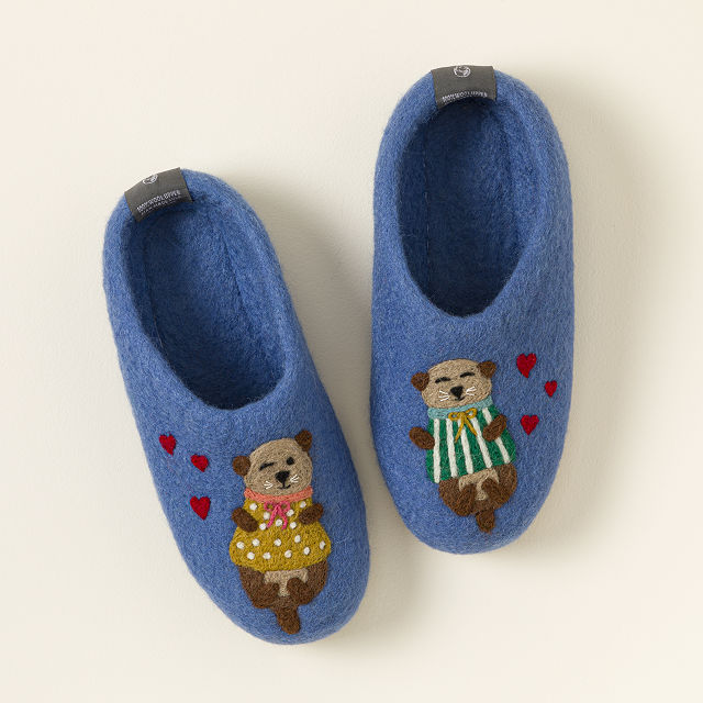 Otterly Cozy Handmade Slippers	