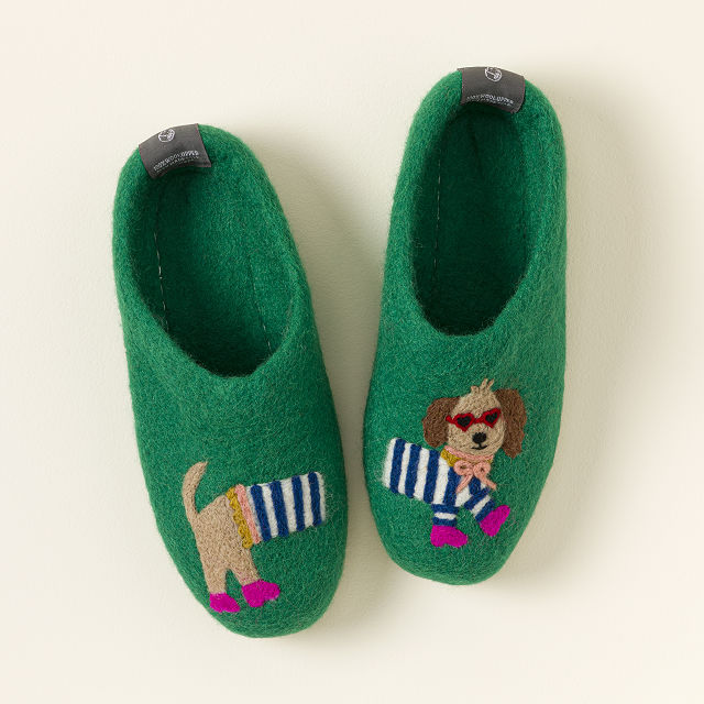 Dog Paw-rsons Handmade Slippers