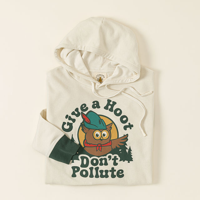 Give a Hoot Don't Pollute Hoodie