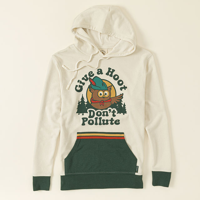 Give a Hoot Don't Pollute Hoodie