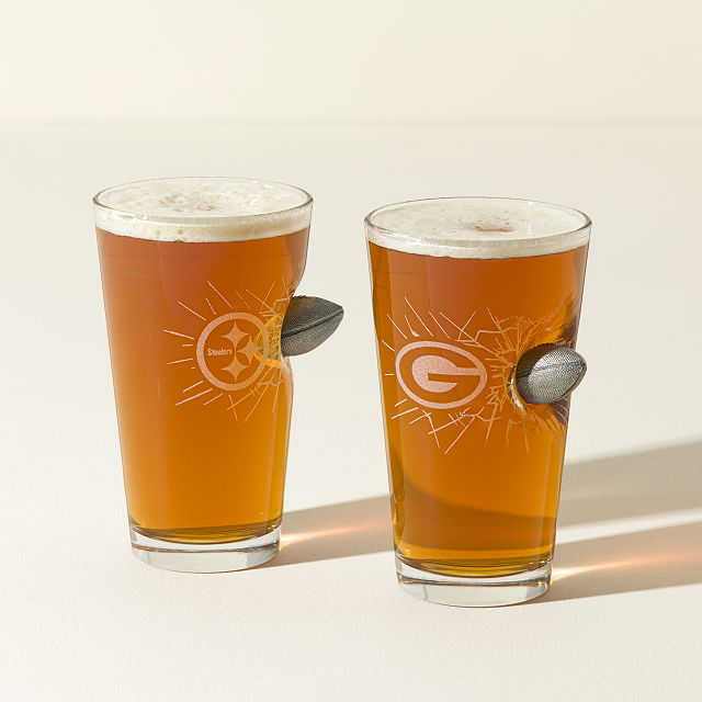 Interception! NFL Pint Glass