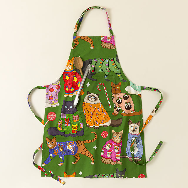 Festive Cats Apron