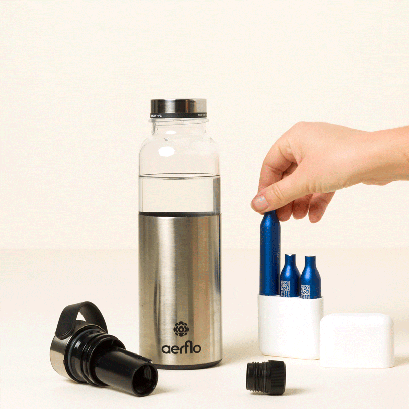 Seltzer-on-the-Go Insulated Water Bottle