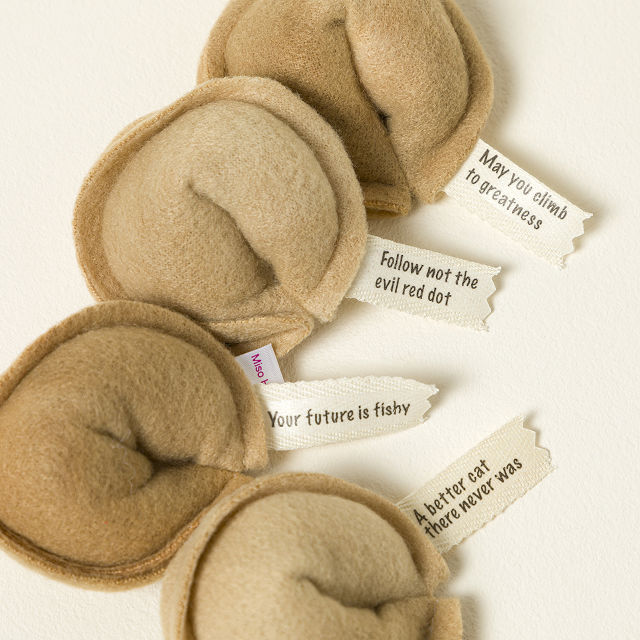 Catnip Fortune Cookie Toy