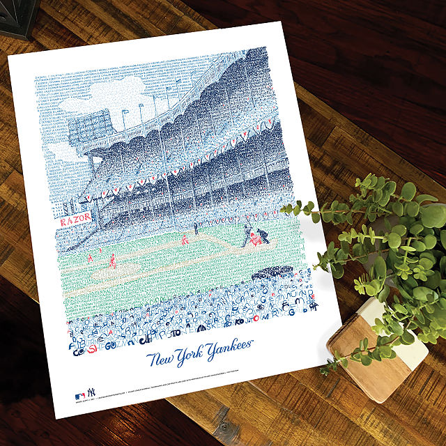 Art of Words MLB Stadium Prints