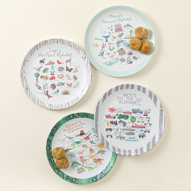 Kids Personalized Alphabet Plate