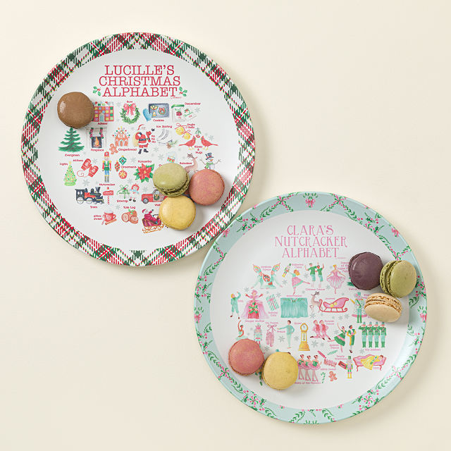 Kids Personalized Christmas Plate