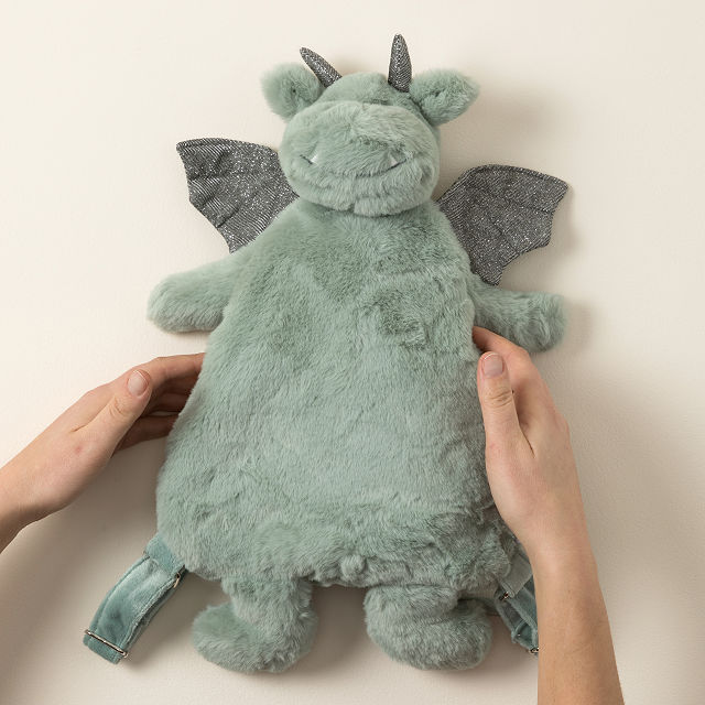 Treasure Protecting Plush Dragon Backpack