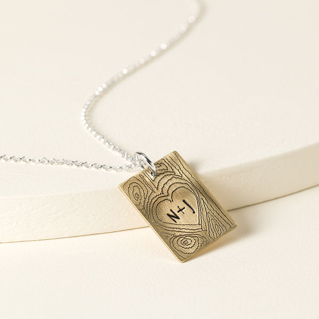 Carved with Love Necklace