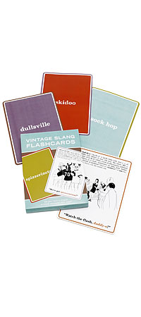    for teens   VINTAGE SLANG FLASHCARDS 